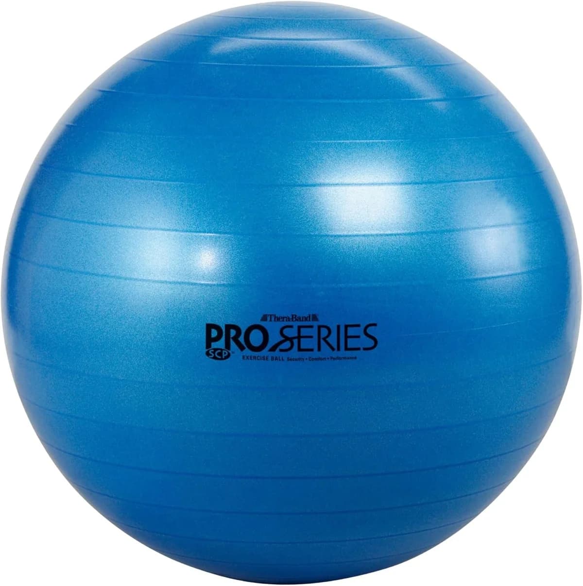 Exercise stability ball for core strength and nervous system regulation practice